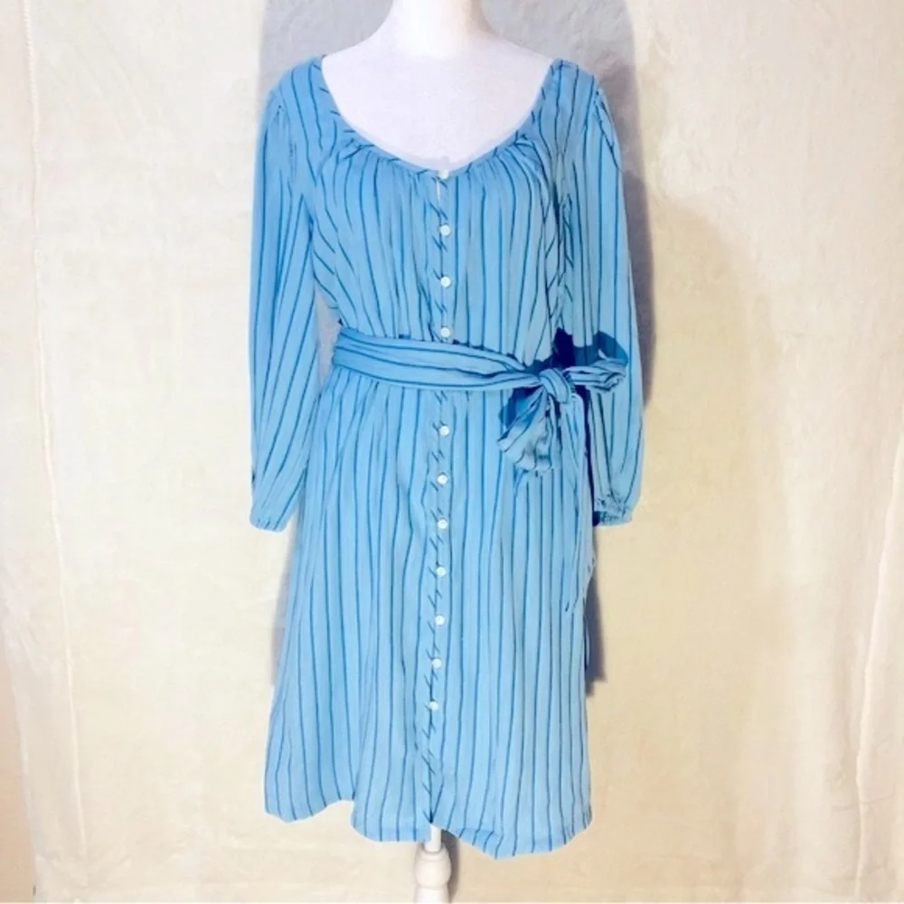 NWT J.crew Women Striped Cotton Dress